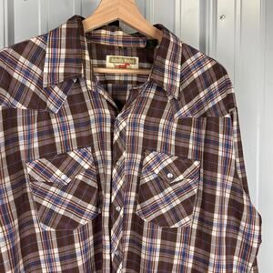 Youngbloods Authentic Western Cowboy XL Pearl Snap Button Up